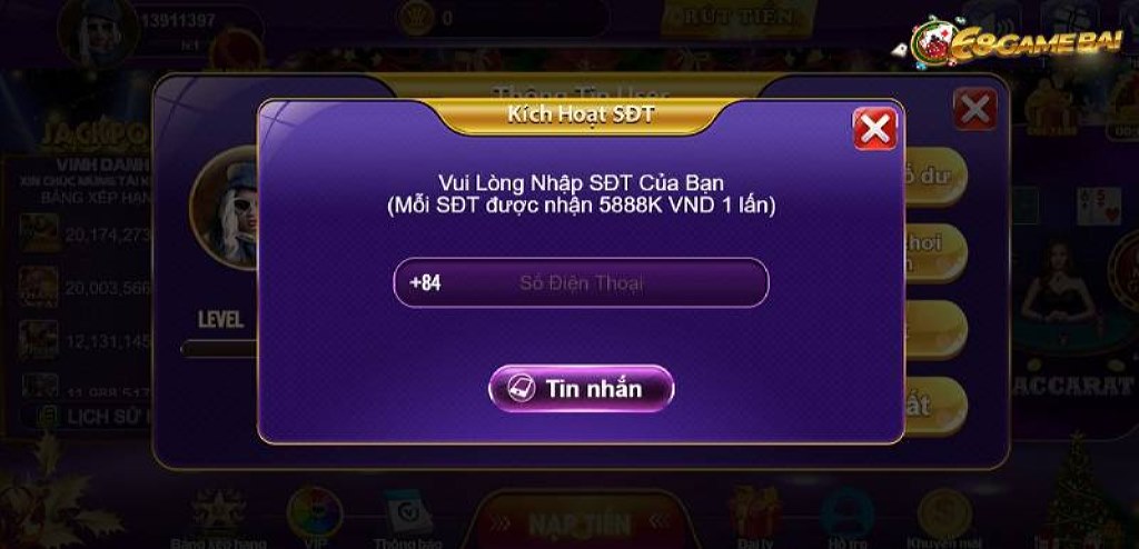 100% dữ liệu khách hàng cung cấp khi đăng ký tài khoản app game đều được mã hóa chặt chẽ 