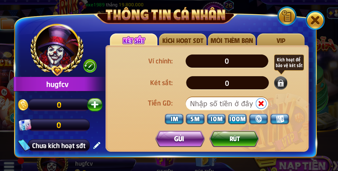 Điều kiện cần tuân thủ để người chơi rút tiền Rikvip thành công